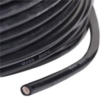 CABLE SILICONE 200° 35 NOIRE