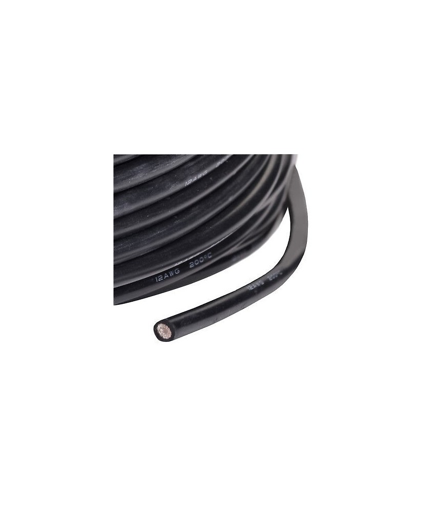CABLE SILICONE 200° 35 NOIRE CABLE SILICONE 200° 35 NOIRE
