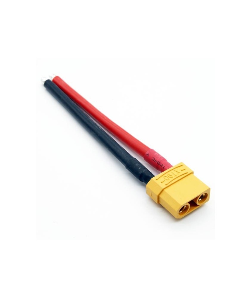 Connecteur xt90 Femelle avec fils Connecteur xt90 Femelle avec fils