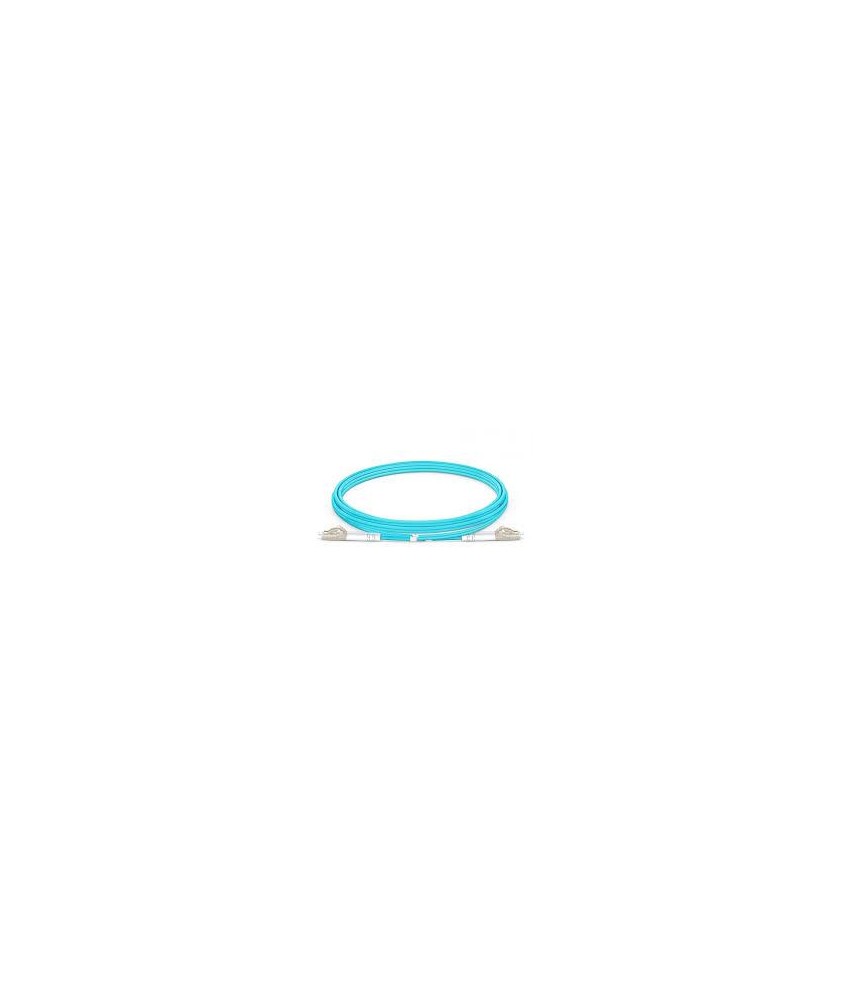 JARRETIERE LC/UPC - LC/UPC 2mm DUPLEX OM3 AQUA LSZH 1M JARRETIERE LC/UPC - LC/UPC 2mm DUPLEX OM3 AQUA LSZH 1M