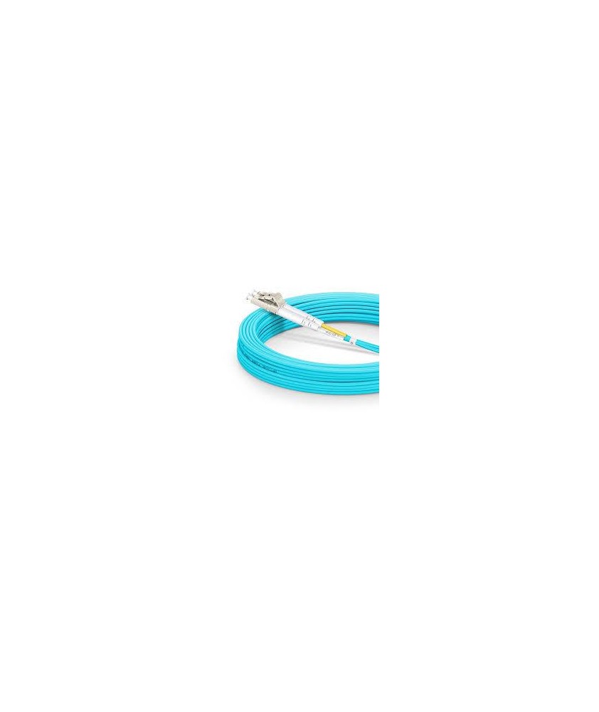 JARRETIERE SC/UPC - LC/UPC 2mm DUPLEX OM3 AQUA LSZH 10M