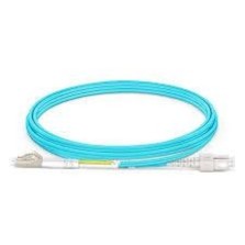 JARRETIERE SC/UPC - LC/UPC 2mm DUPLEX OM3 AQUA LSZH 2M