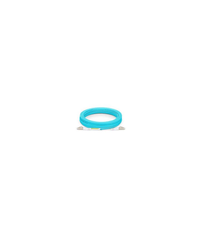 JARRETIERE SC/UPC - LC/UPC 2mm SIMPLEX OM3 AQUA LSZH 10M