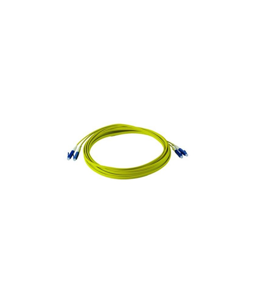 JARRETIERE LC/UPC - LC/UPC 2mm SIMPLEX G652D JAUNE LSZH 10M JARRETIERE LC/UPC - LC/UPC 2mm SIMPLEX G652D JAUNE LSZH 10M