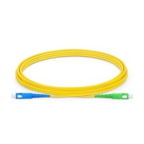 JARRETIERE SC/UPC - SC/APC 2mm DUPLEX G652D JAUNE LSZH 10M