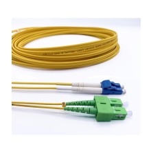 JARRETIERE SC/APC - LC/UPC 2mm SIMPLEX G652D JAUNE LSZH 5M