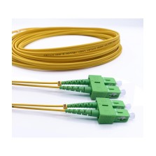 JARRETIERE SC/APC - SC/APC 2mm SIMPLEX G652D JAUNE LSZH 1M