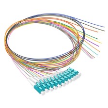 PIGTAILS 12 COULEURS LC/UPC OM3 2M