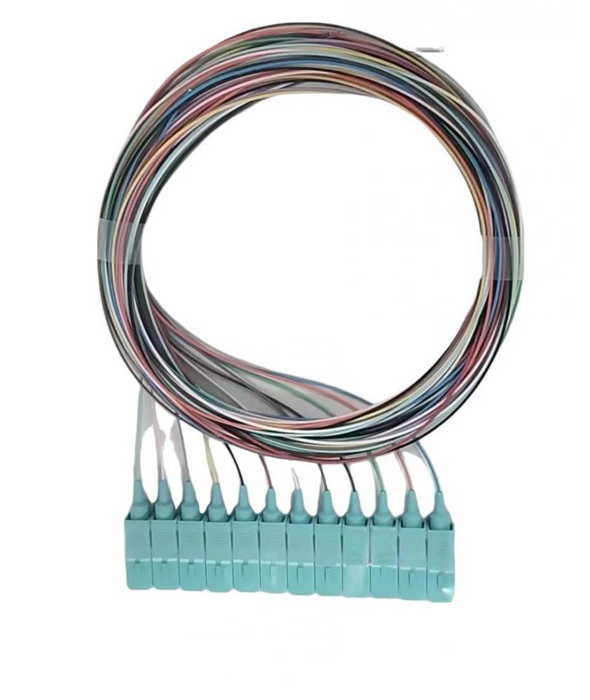 PIGTAILS 12 COULEURS SC/UPC OM3 2M PIGTAILS 12 COULEURS SC/UPC OM3 2M