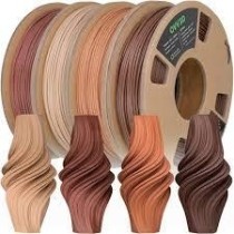FILAMENT PLA BOIS FONCE 1.75mm 1KG