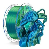 FILAMENT PLA BLEU+VERT CRISTAL 1.75mm 1KG