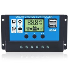 REGULATEUR SOLAIRE12-24/10A BLEU