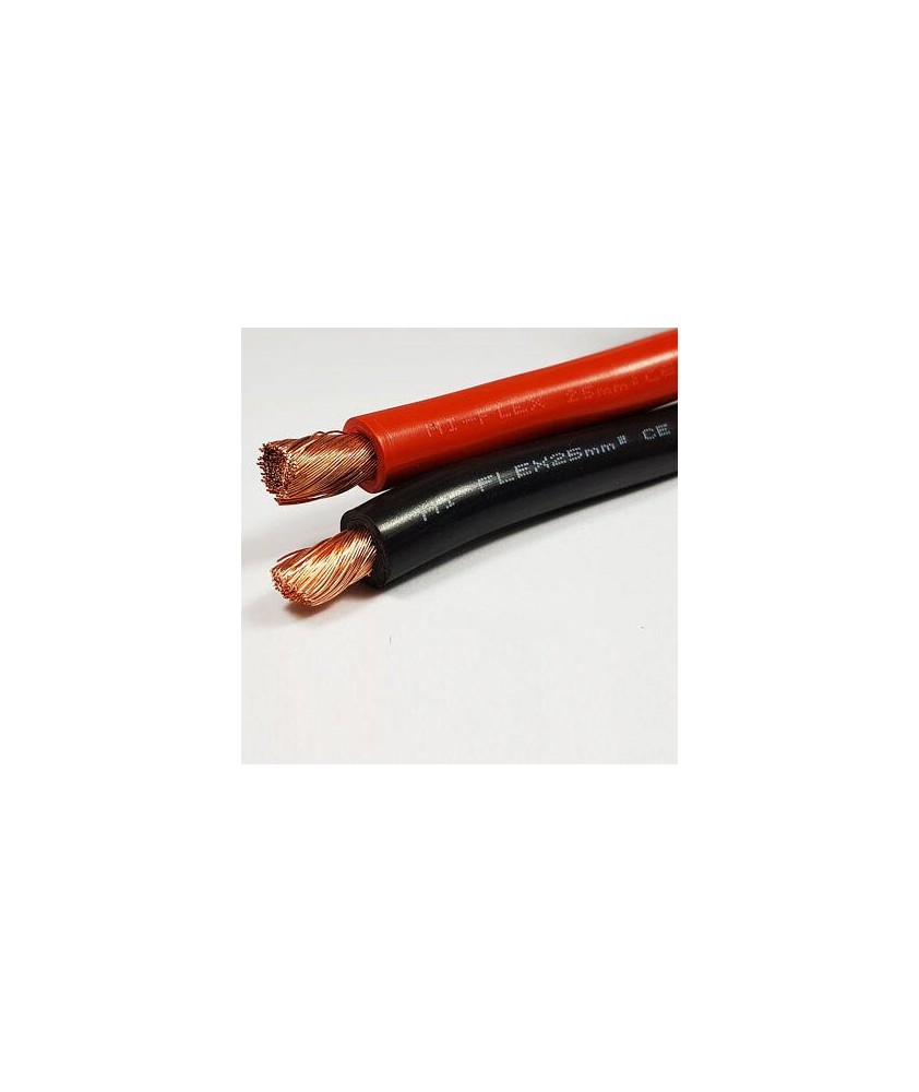 CABLE PVC ROUGE 25²