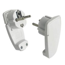 PRISE MALE 90° 220V 16A BLANC