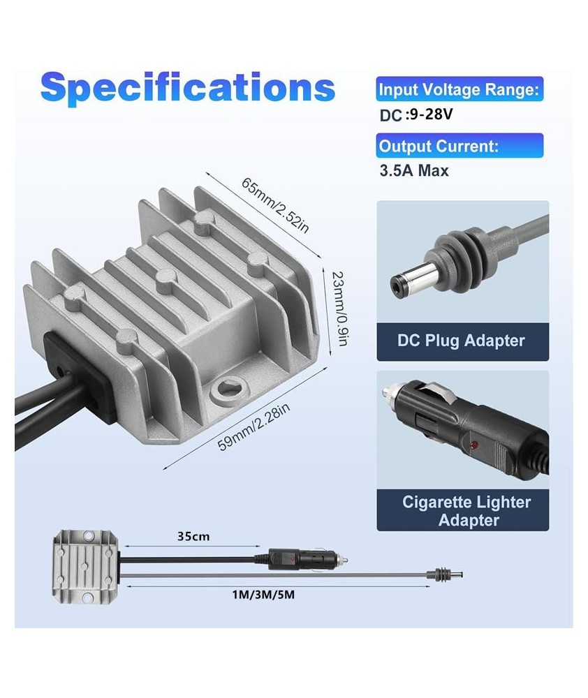 Convertisseur DC DC 10-28V A 30V pour mini Starlink