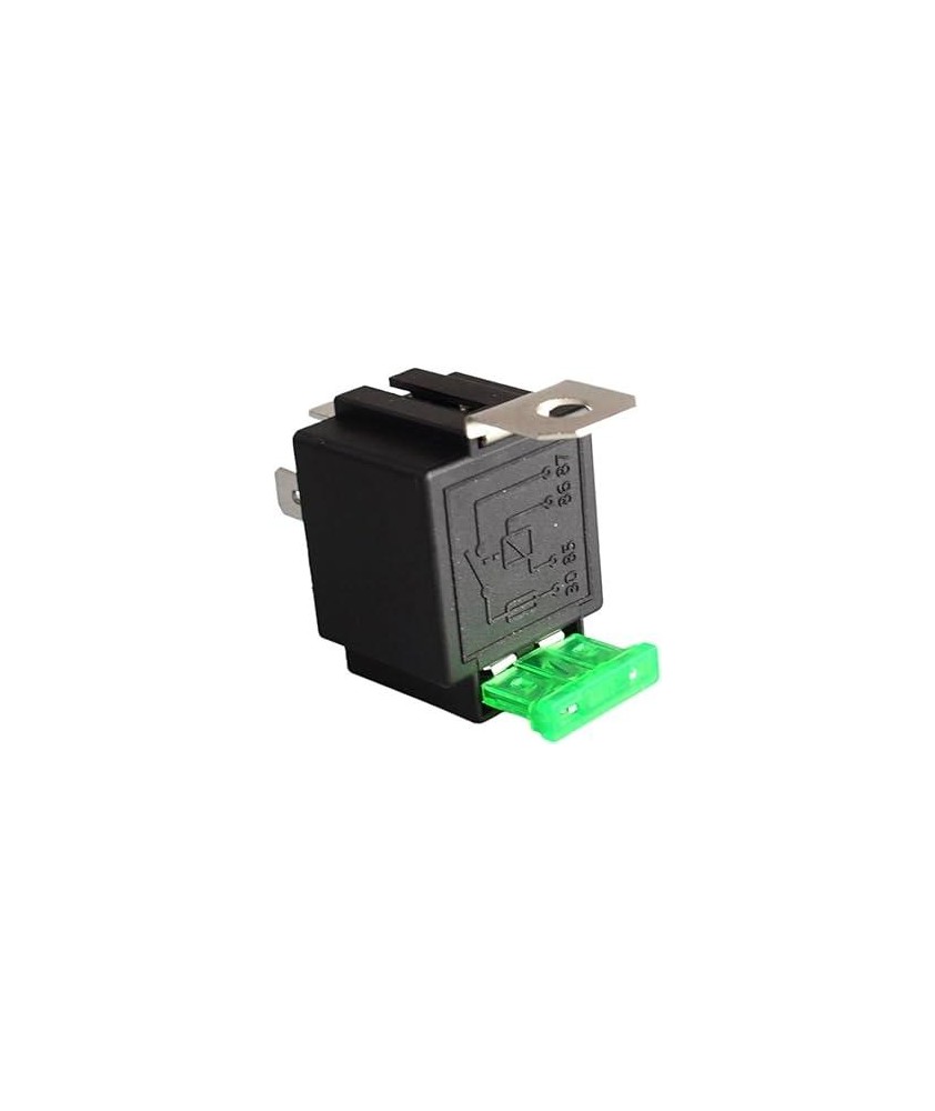 RELAI 12V-40A-4PIN avec fusible 30a
