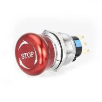 INTER ARRET D'URGENCE ON/OFF 3 PIN 22MM