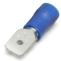 Cosse mâle bleu semi isolée