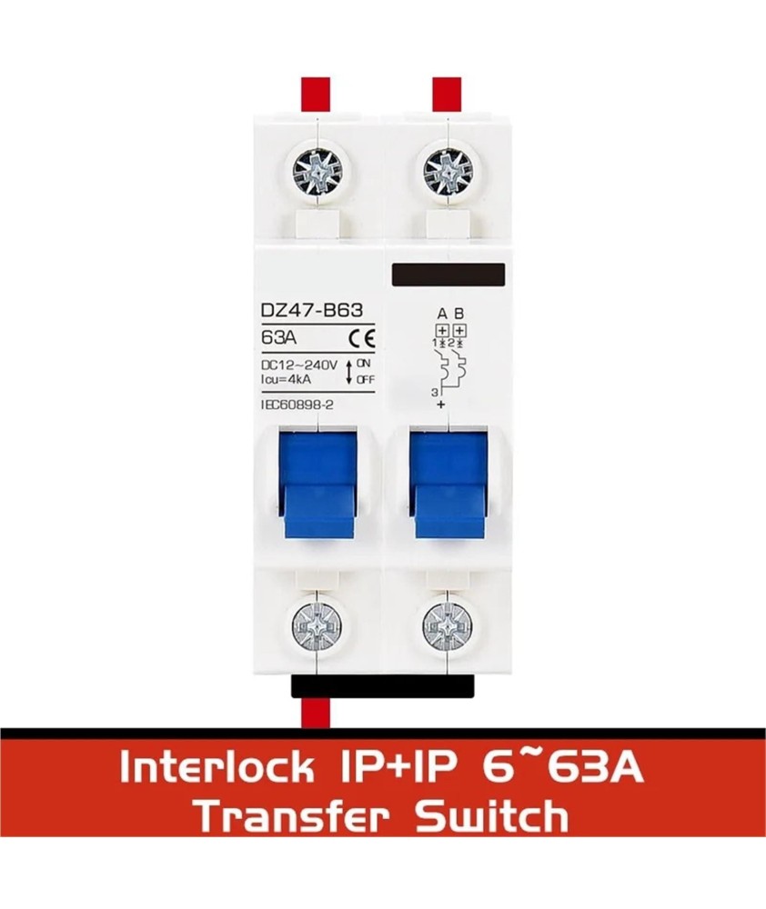 DISJONCTEUR DC 63A BIPOLAIRE