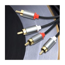 RCA MALE X2 TO RCA MALE X2 1.5M