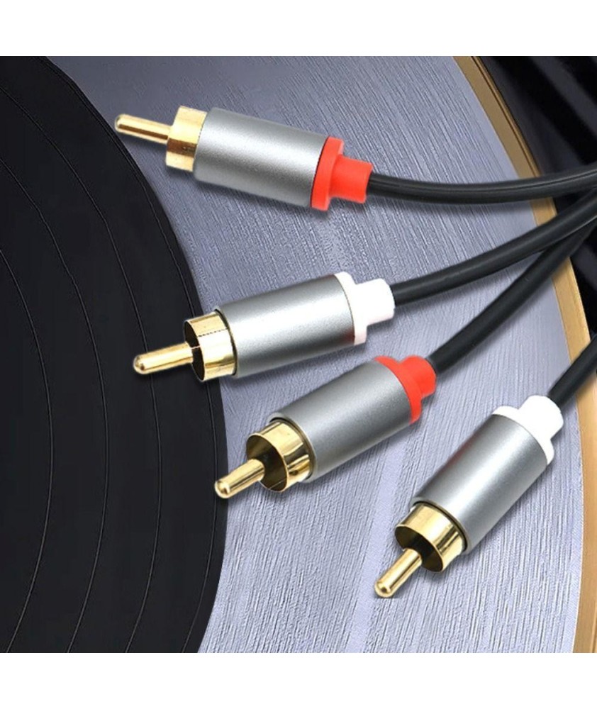 RCA MALE X2 TO RCA MALE X2 3M