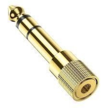 Adaptator jack 3,5 stereo femelle to jack 6,35 stereo male