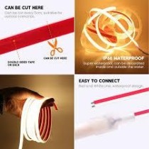 RUBAN LED BLEU 12V 10CM IP68 160LED