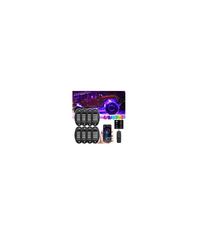 ROCK LIGHT X4 RGB 12V APP BLUETOOTH