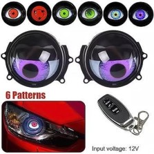 Phares LED dynamiques yeux de démon pour voiture 12V