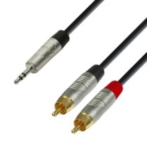 Jack 3,5 stereo mâle vers 2 RCA mâle 1 m
