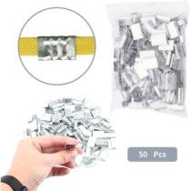 EMBOUT A SERTIR POUR SANGLE PLASTIQUE POUR PALETTE