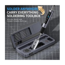 Fer à souder 100W avec boîte à outils de soudure portable