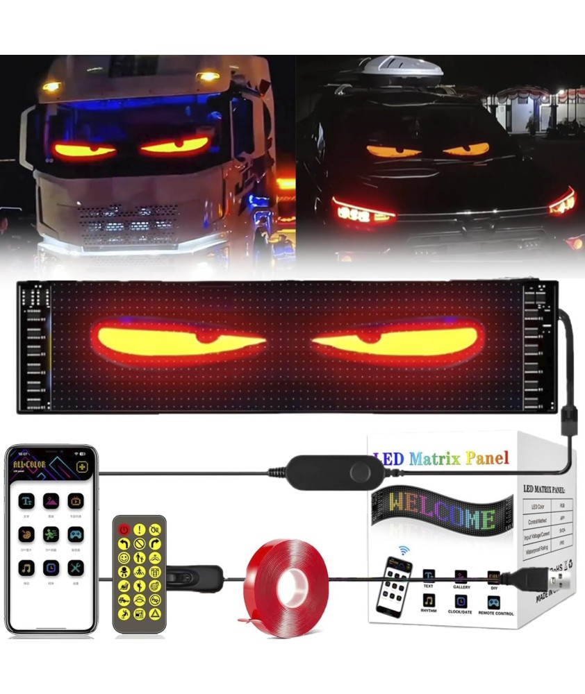 ECRAN SOUPLE YEUX DEMON 12V