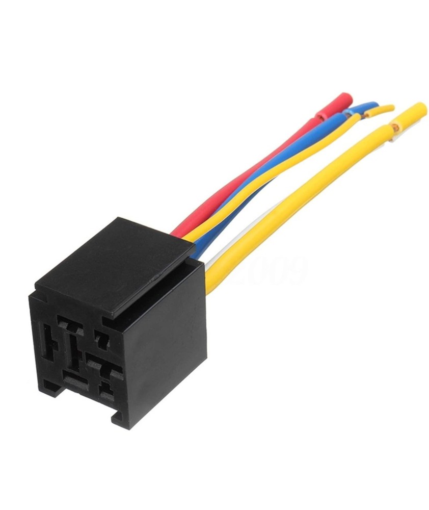 SUPPORT RELAI 12V-40A-4PIN CARRE