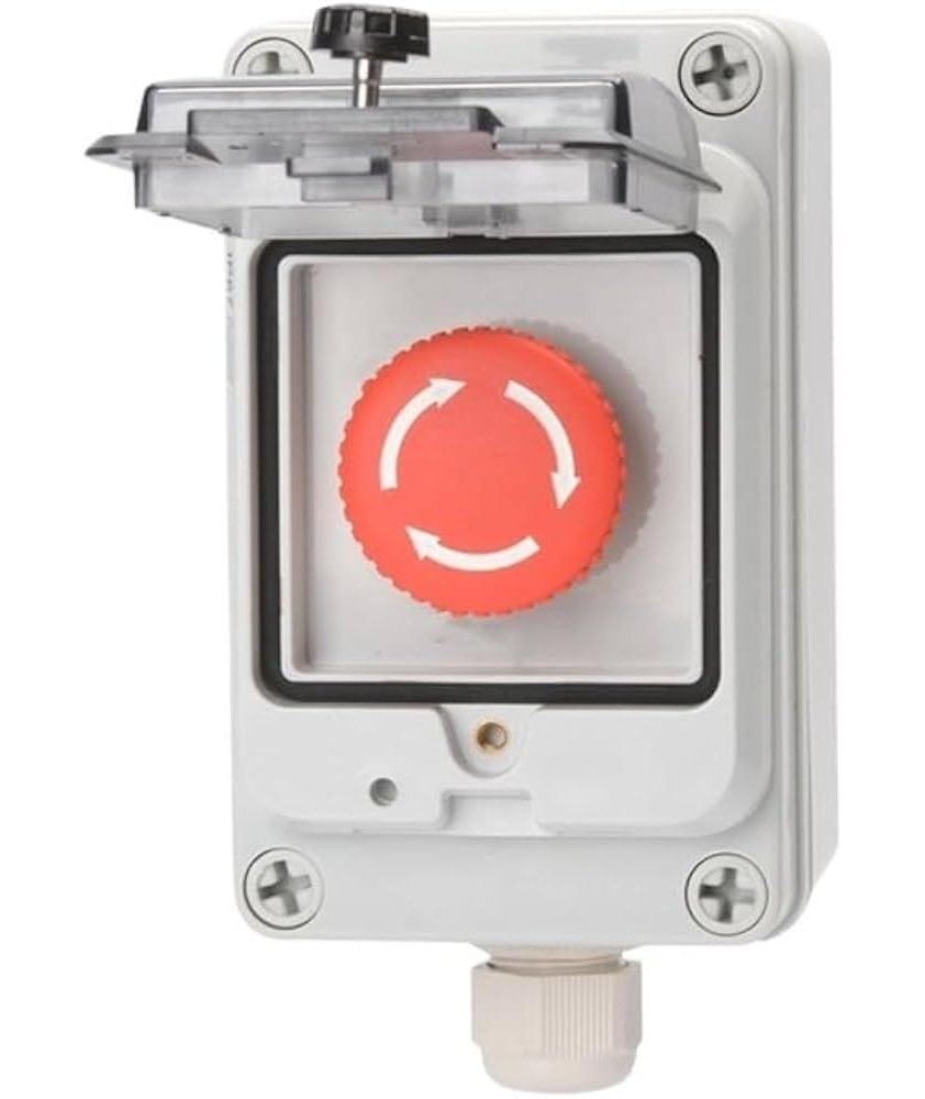 Coffret + 1 arret d'urgence 22mm ip65