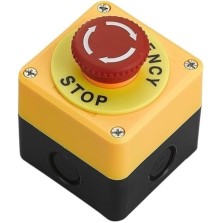 Boite + 1 arret d'urgence 22mm