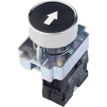 POUSSOIR ↑ NOIR 10A 22mm