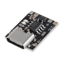 Carte TP4056 CHARGE 5V 1A POUR 18650 3.7V TYPE C