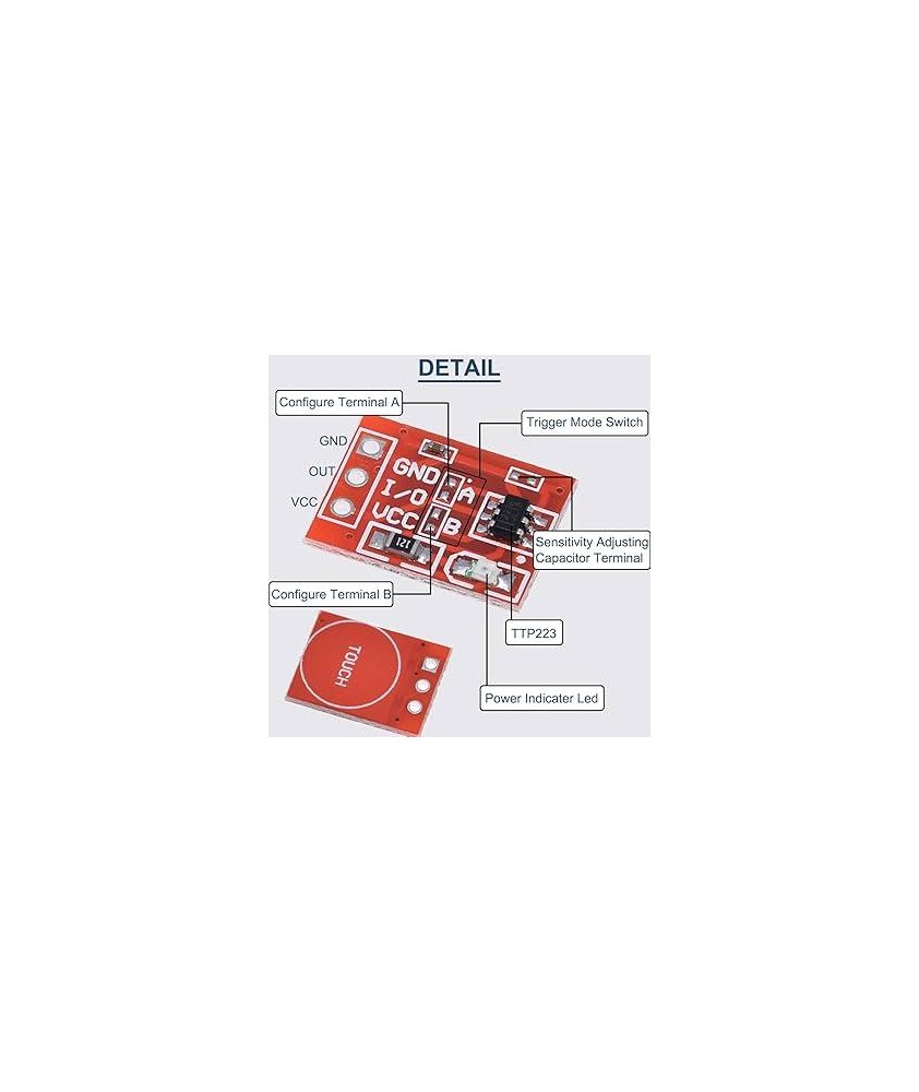 Interrupteur tactile TTP223