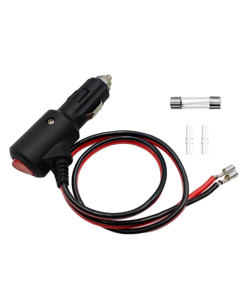 ALLUME CIGARE MALE+FIL 12V 10A ON/OFF