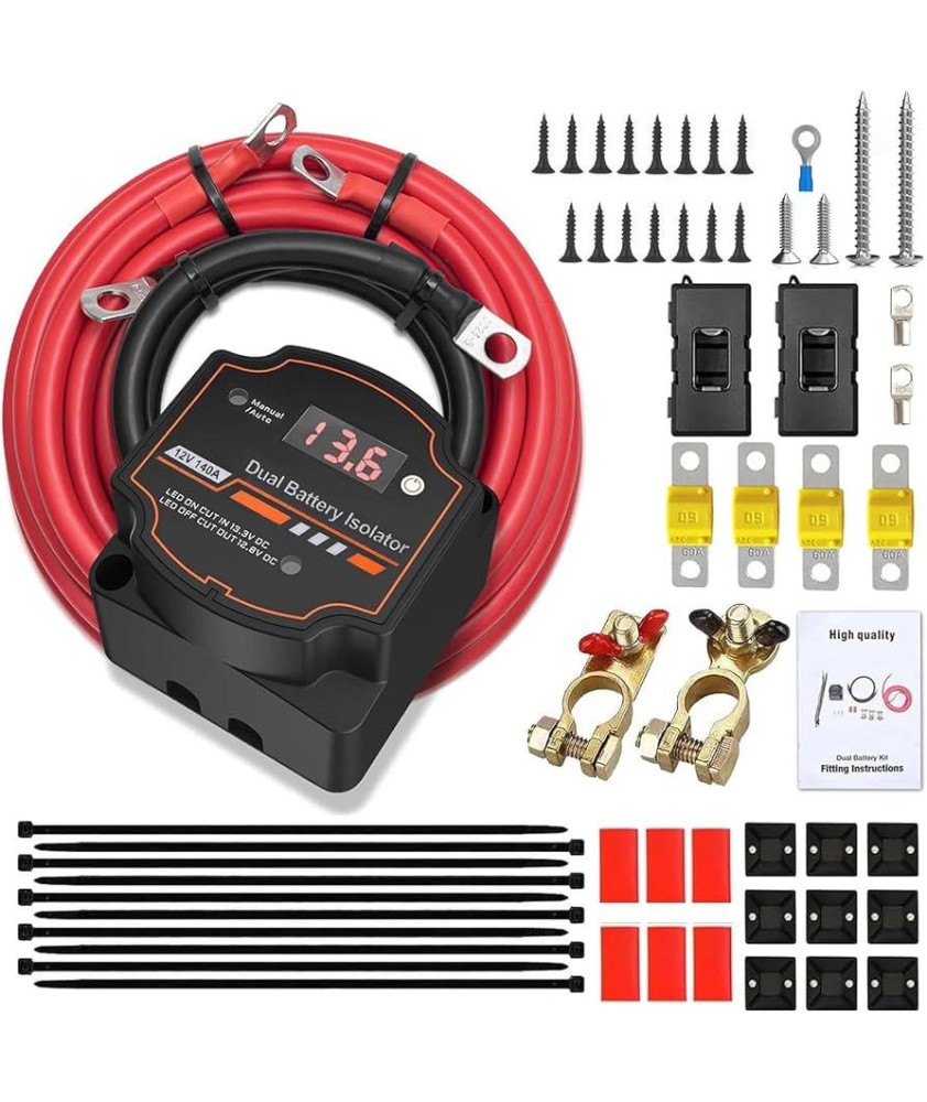 KIT RELAI VSR DIGITAL 12V 140A