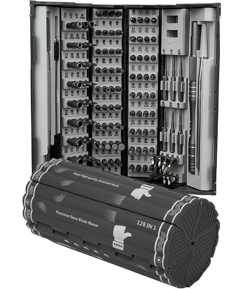 Kit tournevis 128 embouts