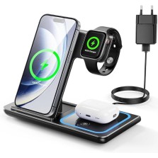 Station de charge induction 3 en 1
