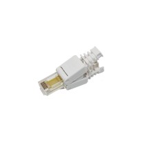 CONNECTEUR RJ45 UTP SANS OUTIL Blanc