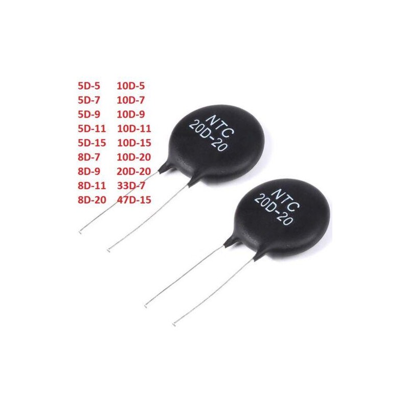 NTC thermistor resistance 16D-20