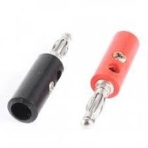 PRISE BANANE NOIRE 4MM/30V/30A