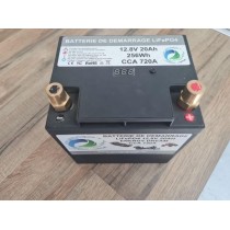 BATTERIE DE DEMARRAGE LiFePO4 12V 20A 720CCA + A DROITE