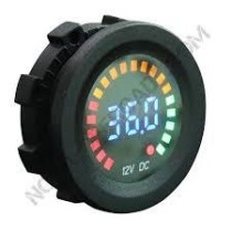 VOLTMETRE MINI ROND 5 A 36V