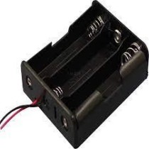 BOITIER PILE AA3X1.5V AVEC FIL 15CM