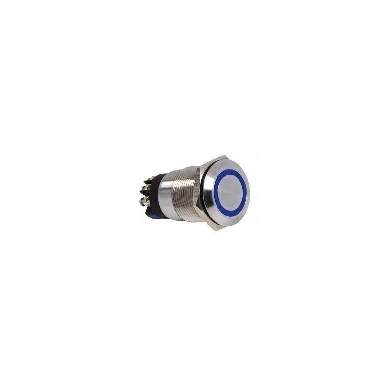 INTER INOX 25MM LED BLEUE OFF/ON12v IP65 INTER INOX 25MM LED BLEUE OFF/ON12v IP65